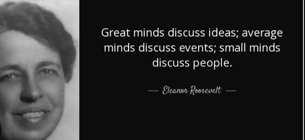 Eleanor Roosevelt rules